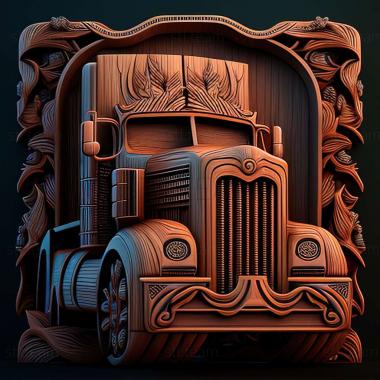 3D model Trucker 2 game (STL)